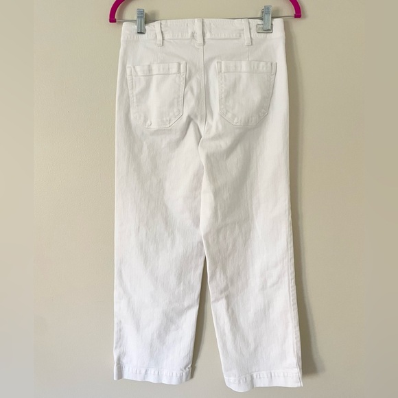 Paige Nellie Cropped Jeans in Crisp White - Picture 8 of 14